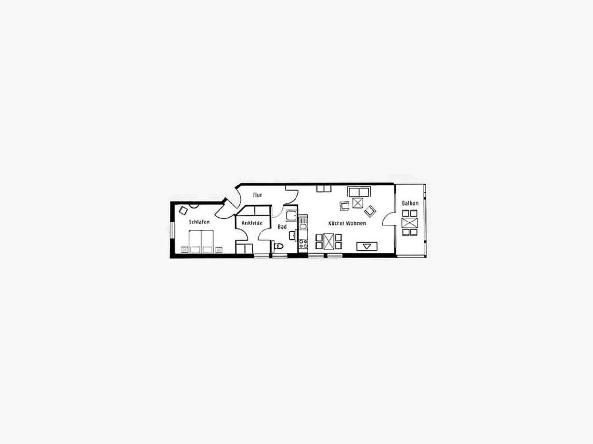 Duenenpark Binz - Komfort Ferienwohnung Mit 1 Schlafzimmer Und Balkon Im Obergeschoss 225 Ngoại thất bức ảnh